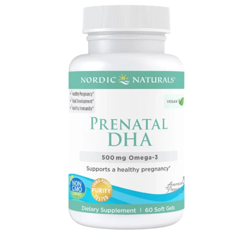 Nordic Naturals - Prenatal DHA Vegan 500 mg - 60 kapsułek